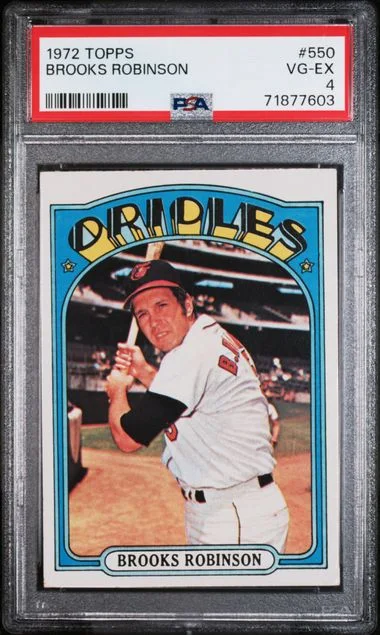 1972 Topps Brooks Robinson #550 card image