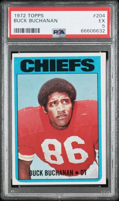 1972 Topps Buck Buchanan #204 card image