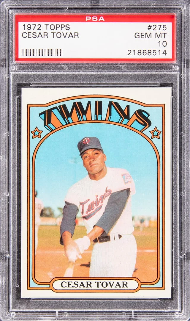 1972 Topps Cesar Tovar #275 card image