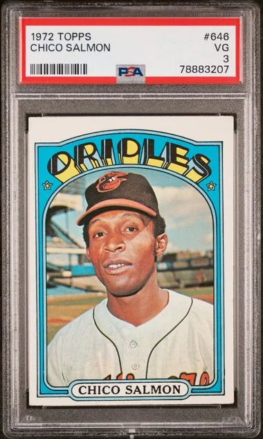 1972 Topps Chico Salmon #646 card image