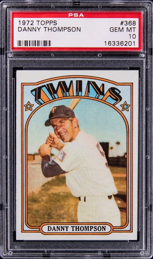 1972 Topps Danny Thompson #368 card image