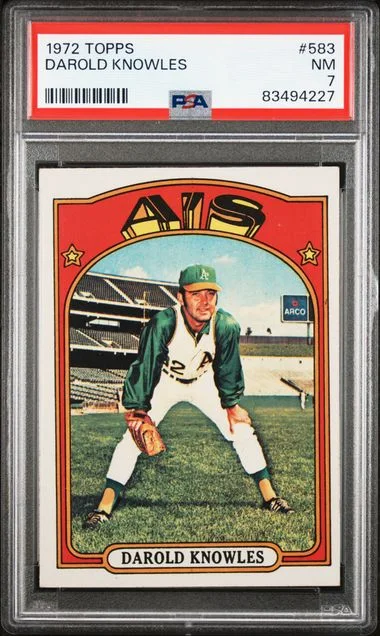 1972 Topps Darold Knowles #583 card image