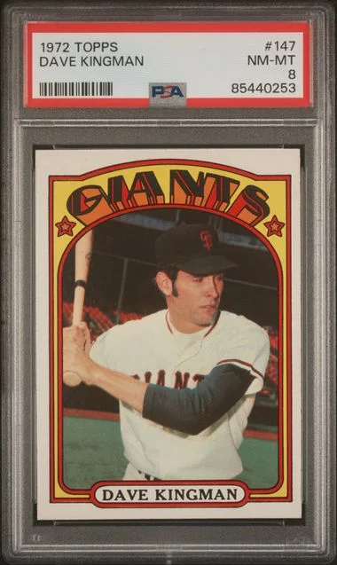 1972 Topps Dave Kingman #147 card image