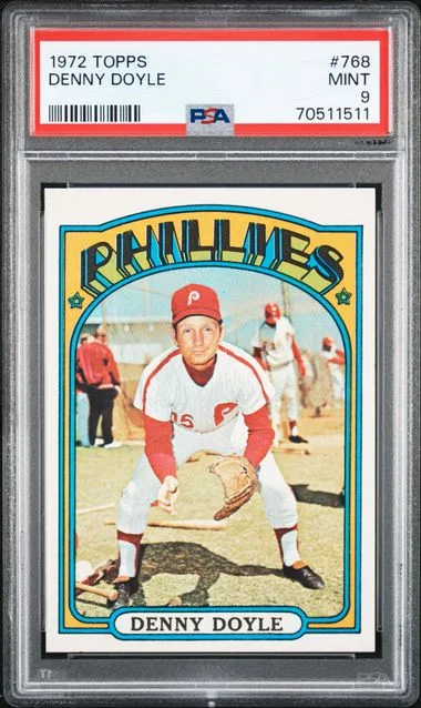 1972 Topps Denny Doyle #768 card image