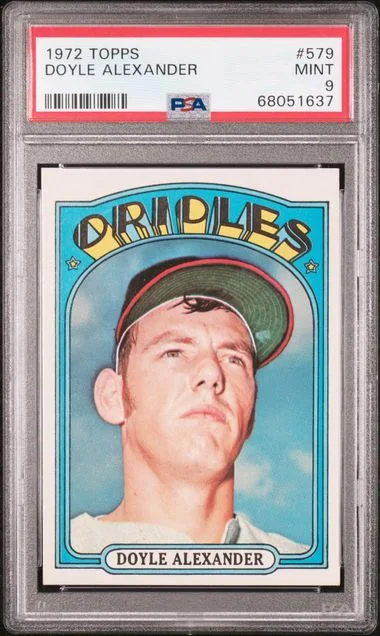 1972 Topps Doyle Alexander #579 card image