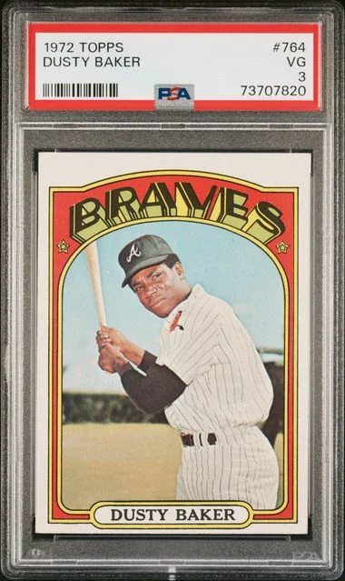 1972 Topps Dusty Baker #764 card image