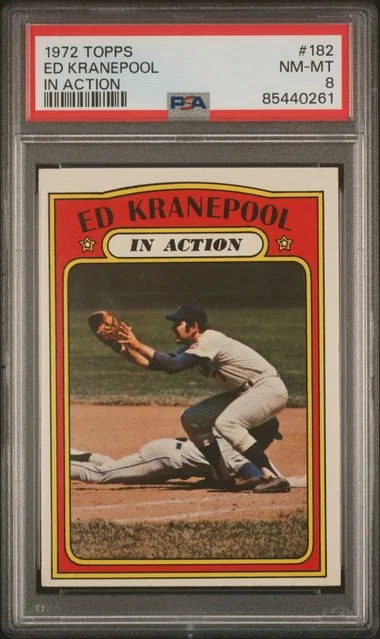 1972 Topps Ed Kranepool In Action #182 card image