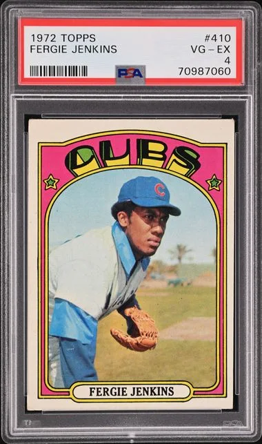 1972 Topps Fergie Jenkins #410 card image