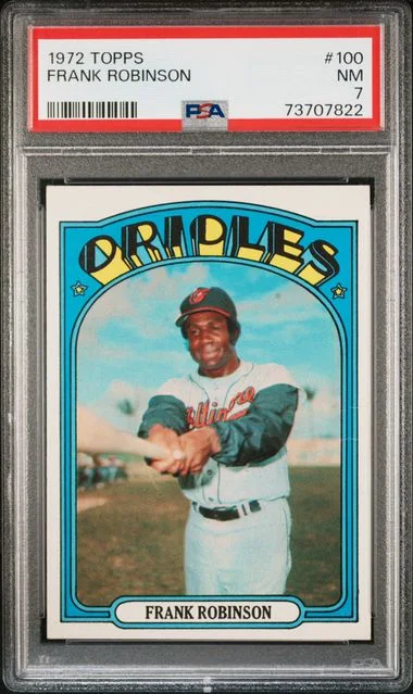 1972 Topps Frank Robinson #100 card image