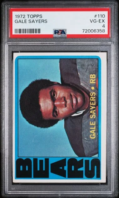 1972 Topps Gale Sayers #110 card image