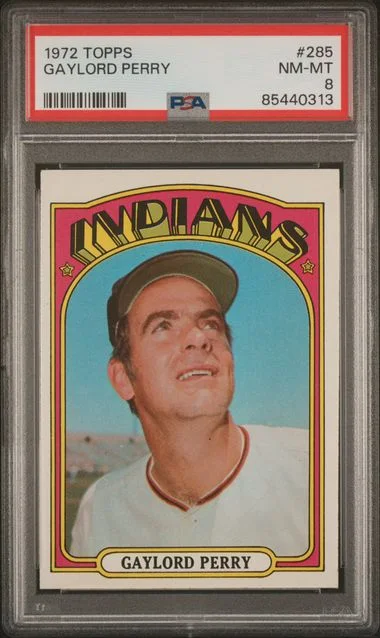 1972 Topps Gaylord Perry #285 card image
