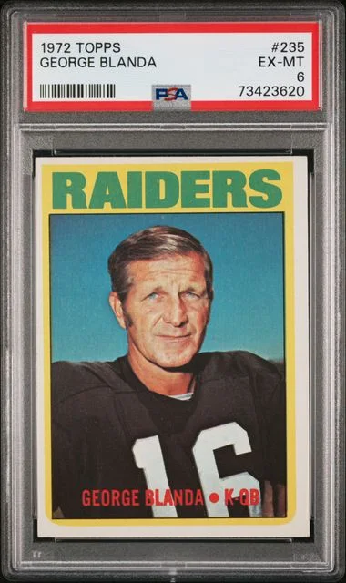1972 Topps George Blanda #235 card image