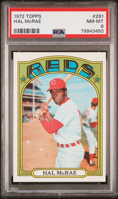 1972 Topps Hal Mcrae #291 card image