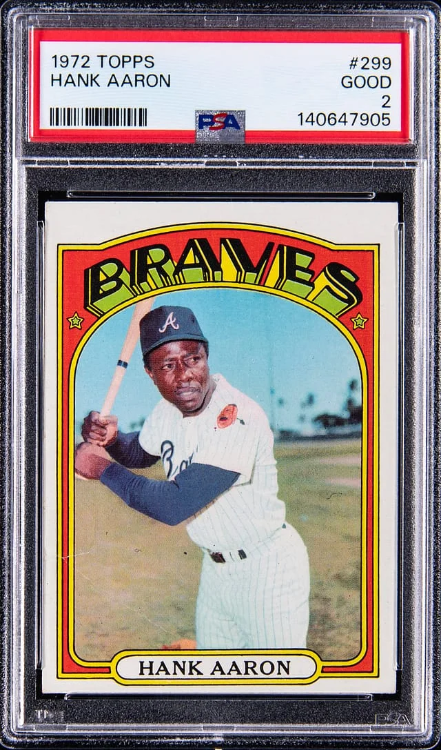 1972 Topps Hank Aaron #299 card image