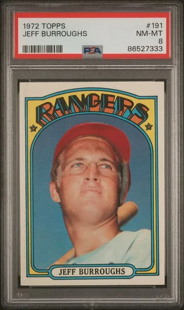 1972 Topps Jeff Burroughs #191 card image