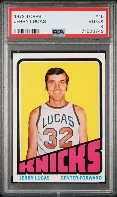 1972 Topps Jerry Lucas #15 card image