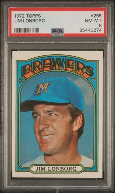 1972 Topps Jim Lonborg #255 card image