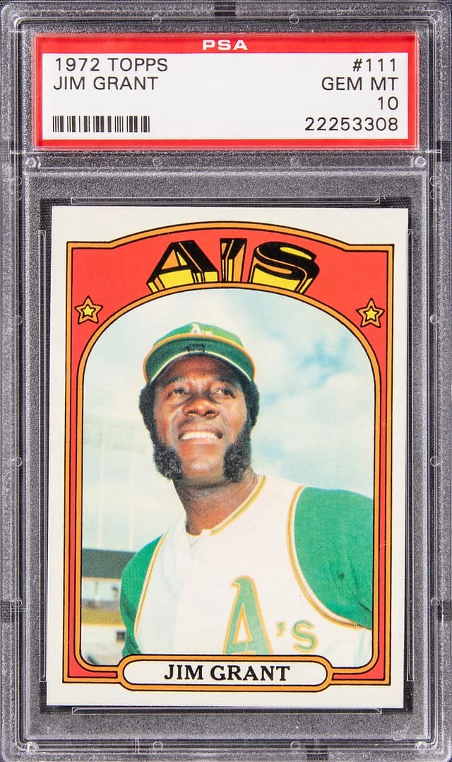 1972 Topps Jim Mudcat Grant #111 card image