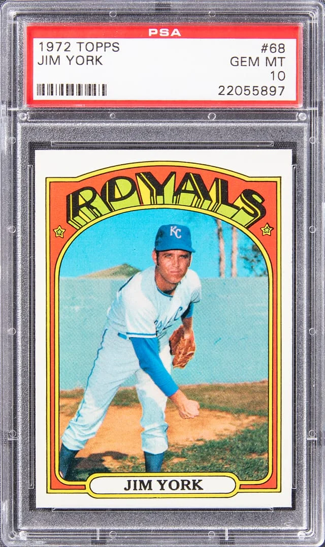 1972 Topps Jim York #68 card image