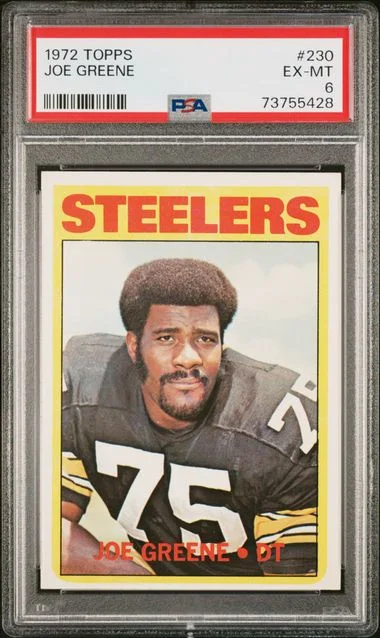 1972 Topps Joe Greene #230 card image