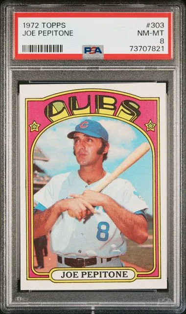 1972 Topps Joe Pepitone #303 card image