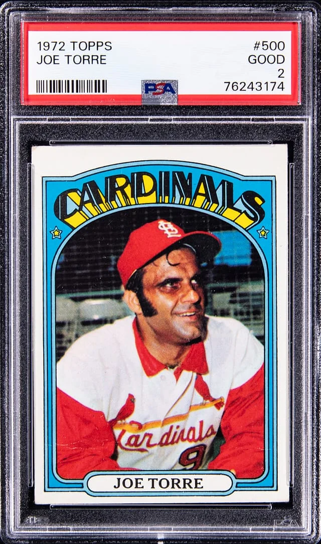 1972 Topps Joe Torre #500 card image