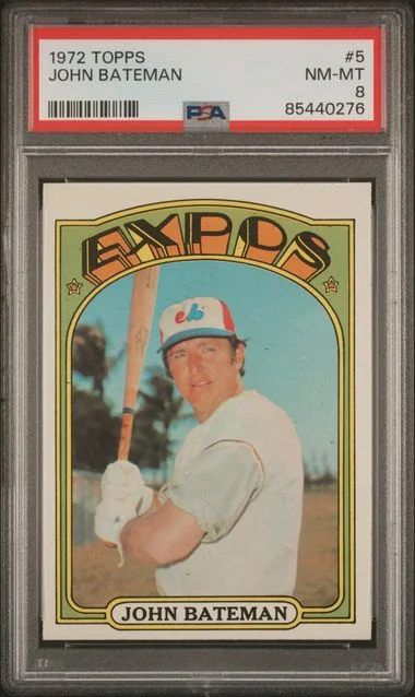 1972 Topps John Bateman #5 card image