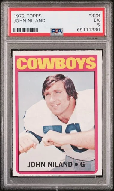 1972 Topps John Niland #329 card image