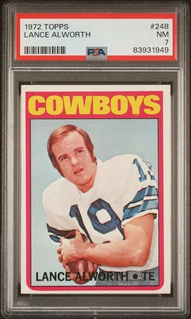 1972 Topps Lance Alworth #248 card image