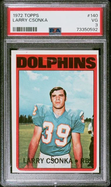 1972 Topps Larry Csonka #140 card image