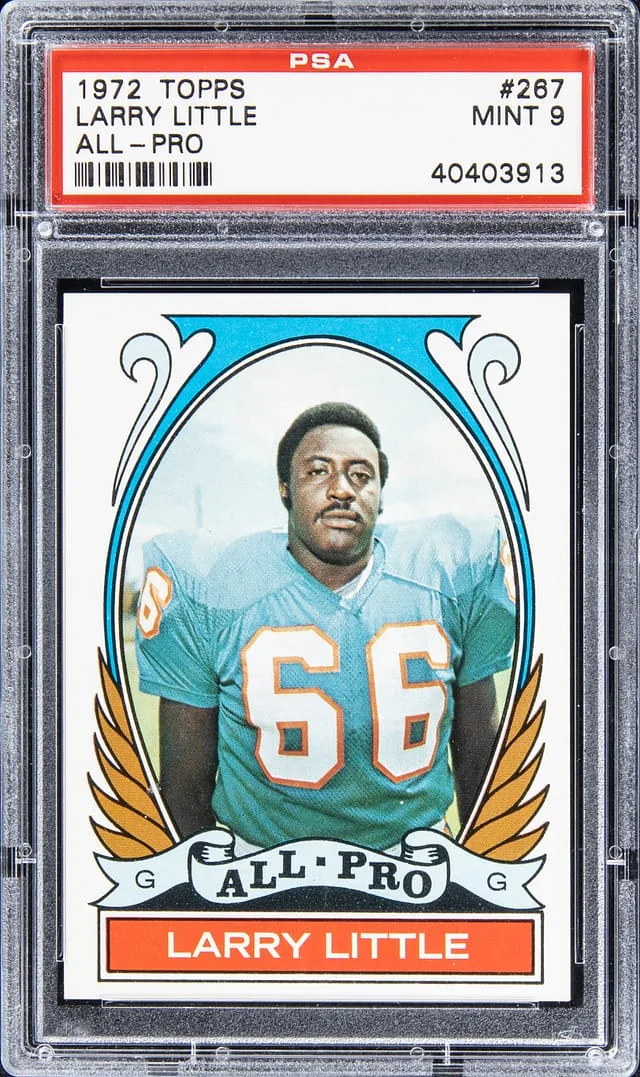 1972 Topps Larry Little All-Pro #267 card image