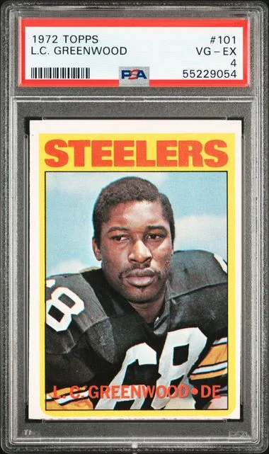 1972 Topps L.C. Greenwood #101 card image