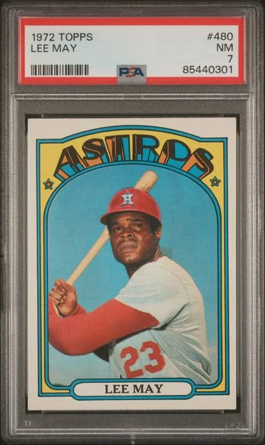 1972 Topps Lee May #480 card image
