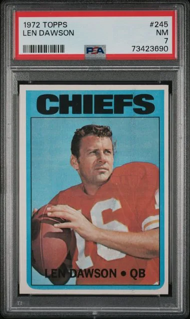 1972 Topps Len Dawson #245 card image