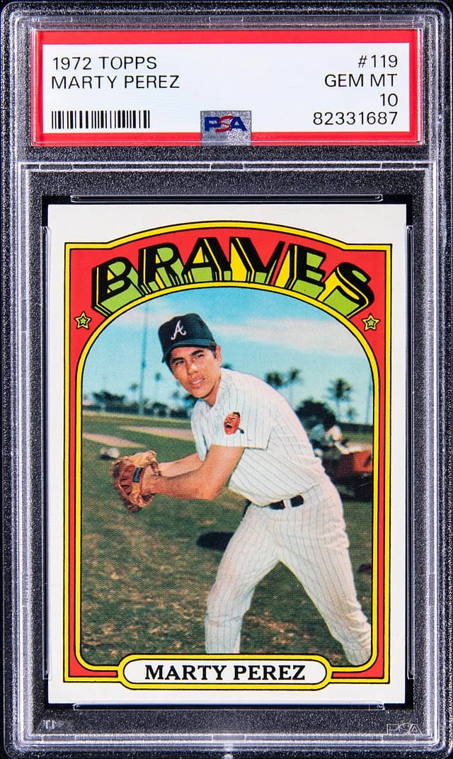 1972 Topps Marty Perez #119 card image