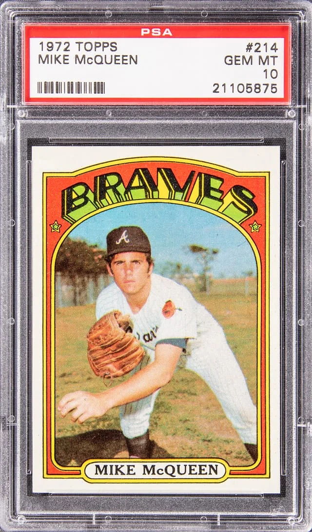 1972 Topps Mike McQueen #214 card image