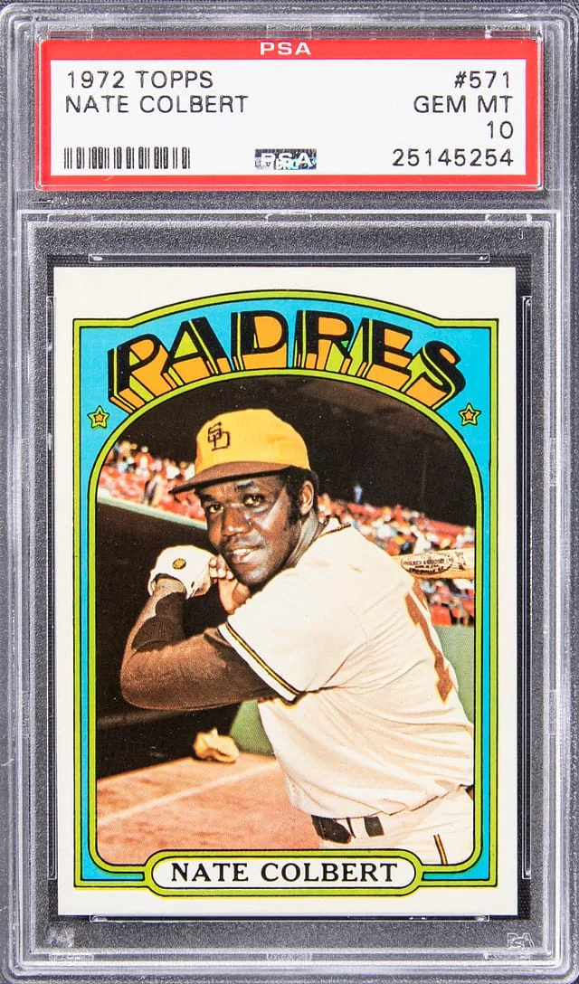 1972 Topps Nate Colbert #571 card image