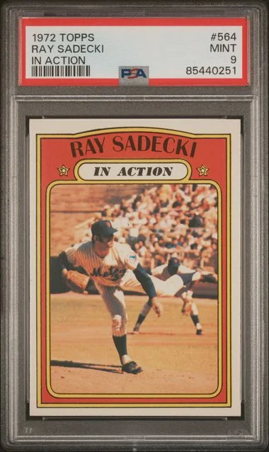 1972 Topps Ray Sadecki In Action #564 card image