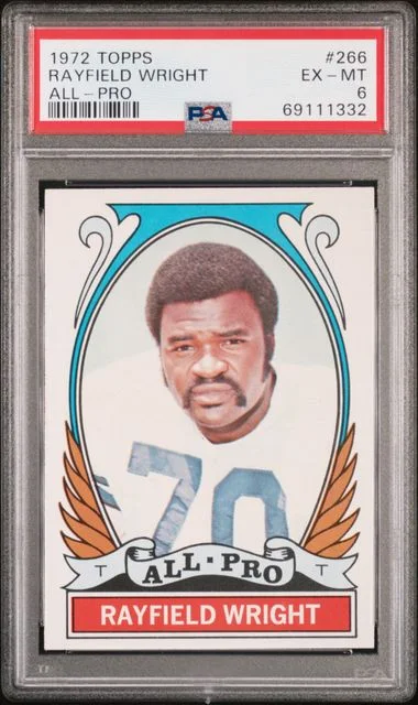 1972 Topps Rayfield Wright All-Pro #266 card image