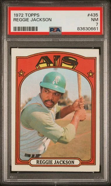 1972 Topps Reggie Jackson #435 card image