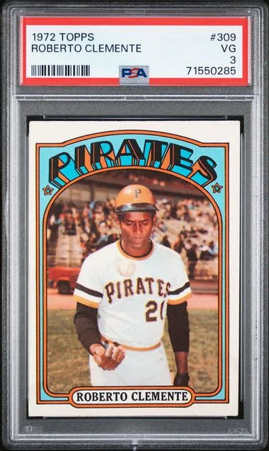 1972 Topps Roberto Clemente #309 card image