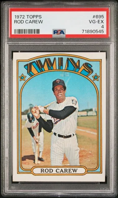 1972 Topps Rod Carew #695 card image