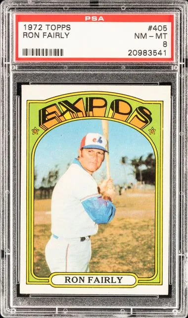 1972 Topps Ron Fairly #405 card image