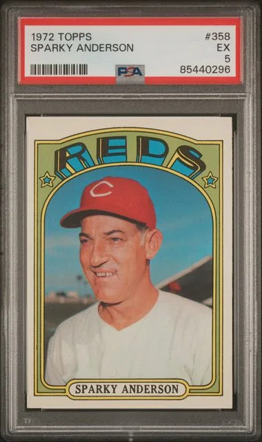 1972 Topps Sparky Anderson #358 card image
