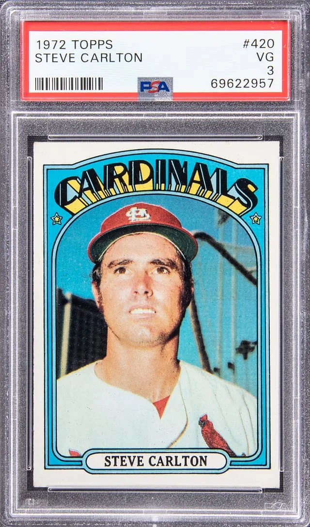 1972 Topps Steve Carlton #420 card image