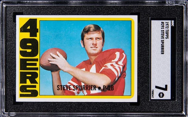 1972 Topps Steve Spurrier #291 card image