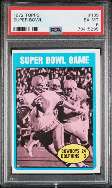 1972 Topps Super Bowl #139 card image