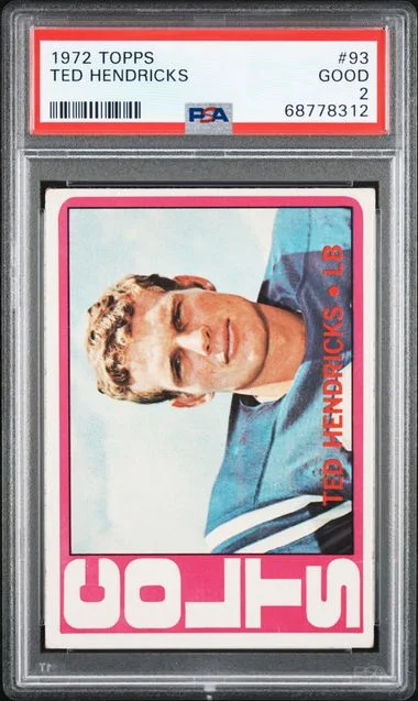 1972 Topps Ted Hendricks #93 card image