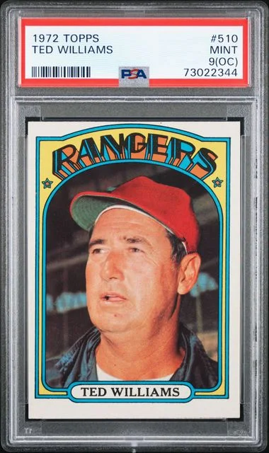 1972 Topps Ted Williams #510 card image