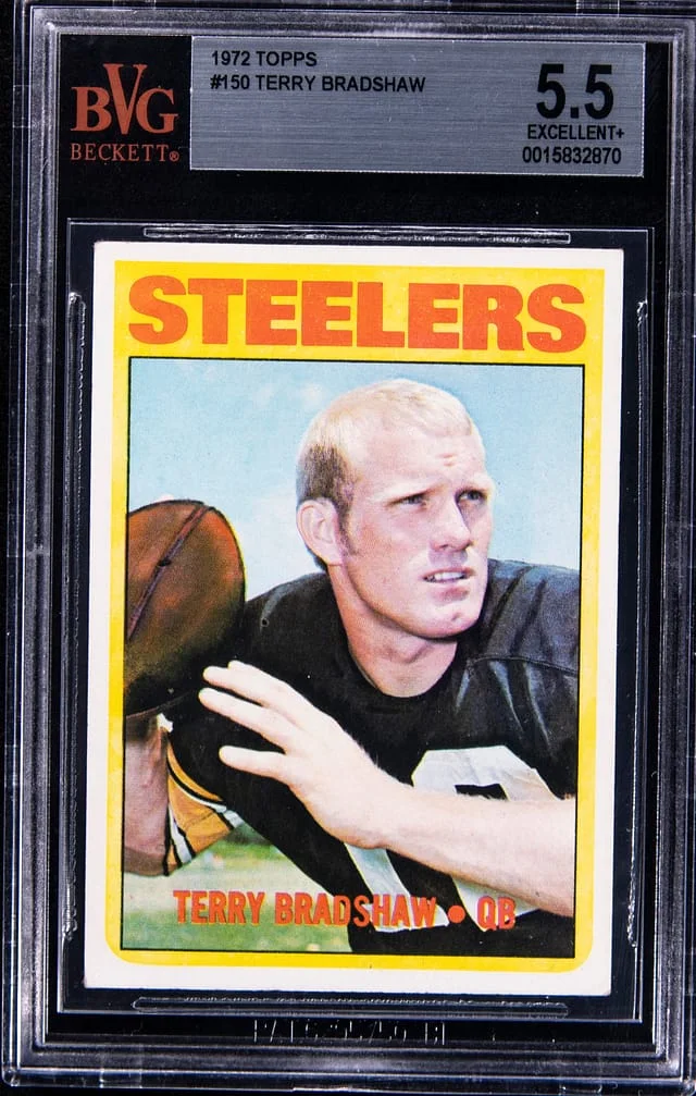 1972 Topps Terry Bradshaw #150 card image